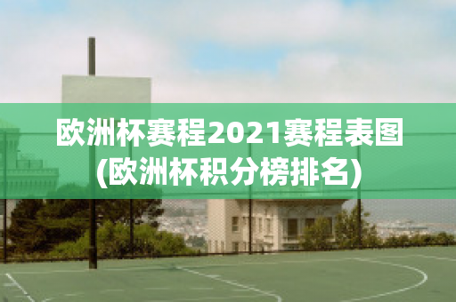 欧洲杯赛程2021赛程表图(欧洲杯积分榜排名)