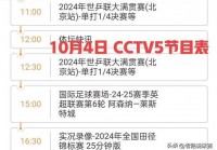 cctv5节目表预告:cctv5节目表预告表