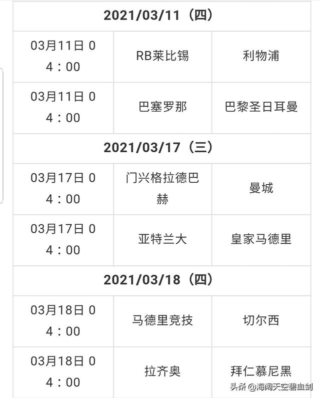 欧冠淘汰赛对阵:欧冠淘汰赛对阵图